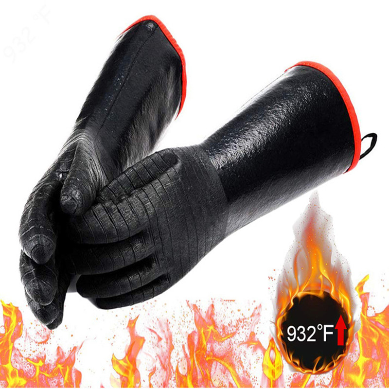Rubber Glove Cleaning - BBQ Gloves 18IN 932℉ Heat Resistant