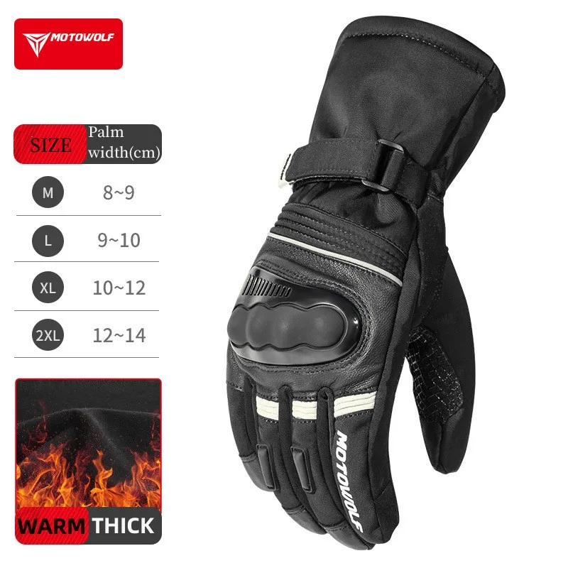 Motowolf Winter Motorcycle Glo - Ski Glove Waterproof recensione e prezzo