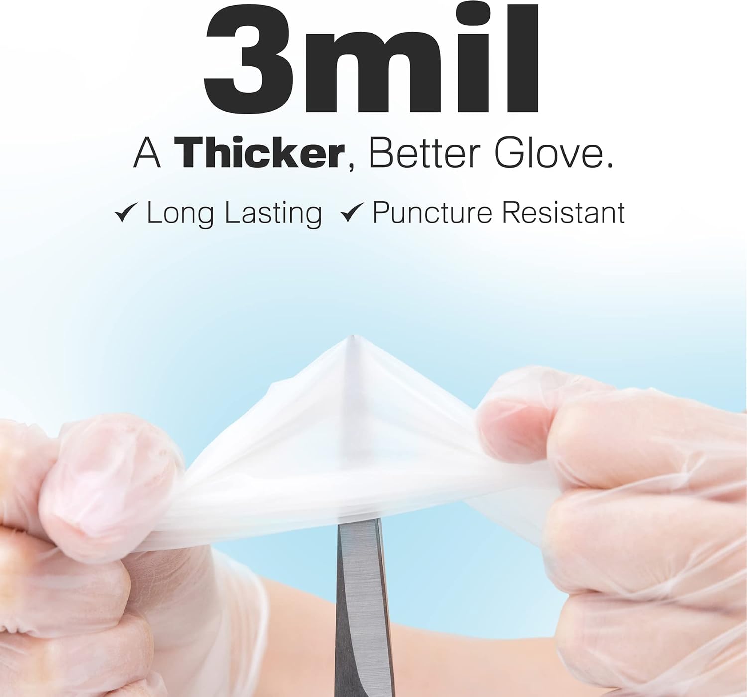 3 Mil Clear Vinyl Gloves - Foo - Latex Disposable Glove recensione e prezzo
