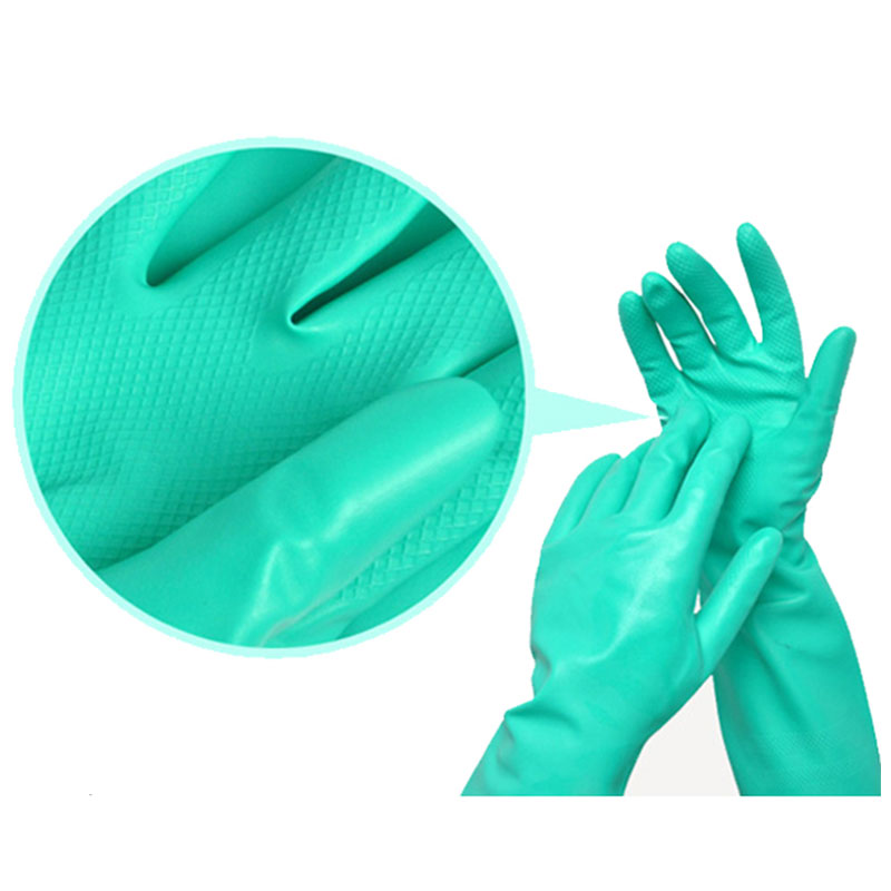 8Pieces/4 Pairs Oil-proof Long - Nitrile Mechanic Glove recensione e prezzo