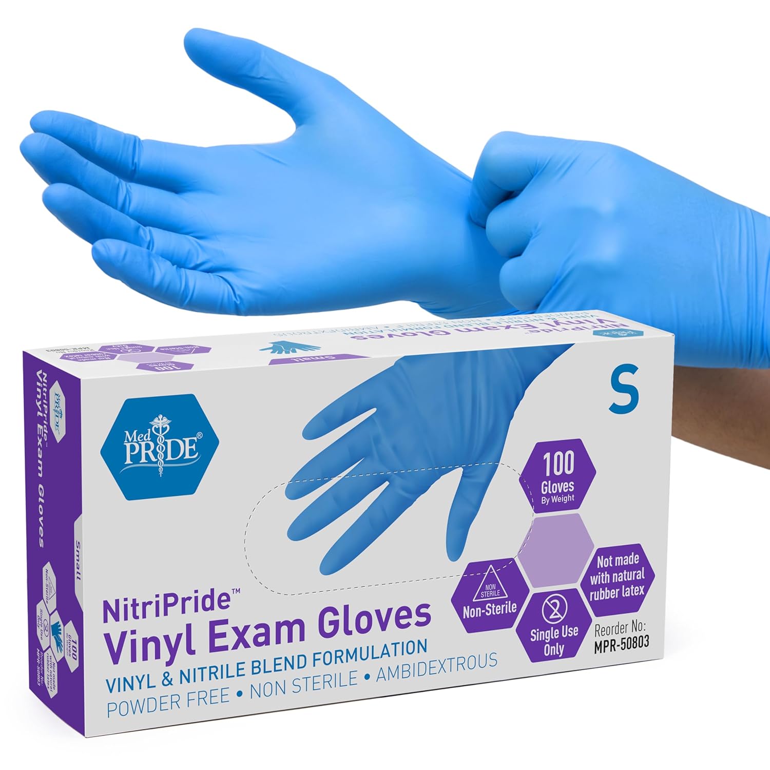 Nitrile/Vinyl Blend Exam Glove - Exam Glove Nitrile recensione e prezzo