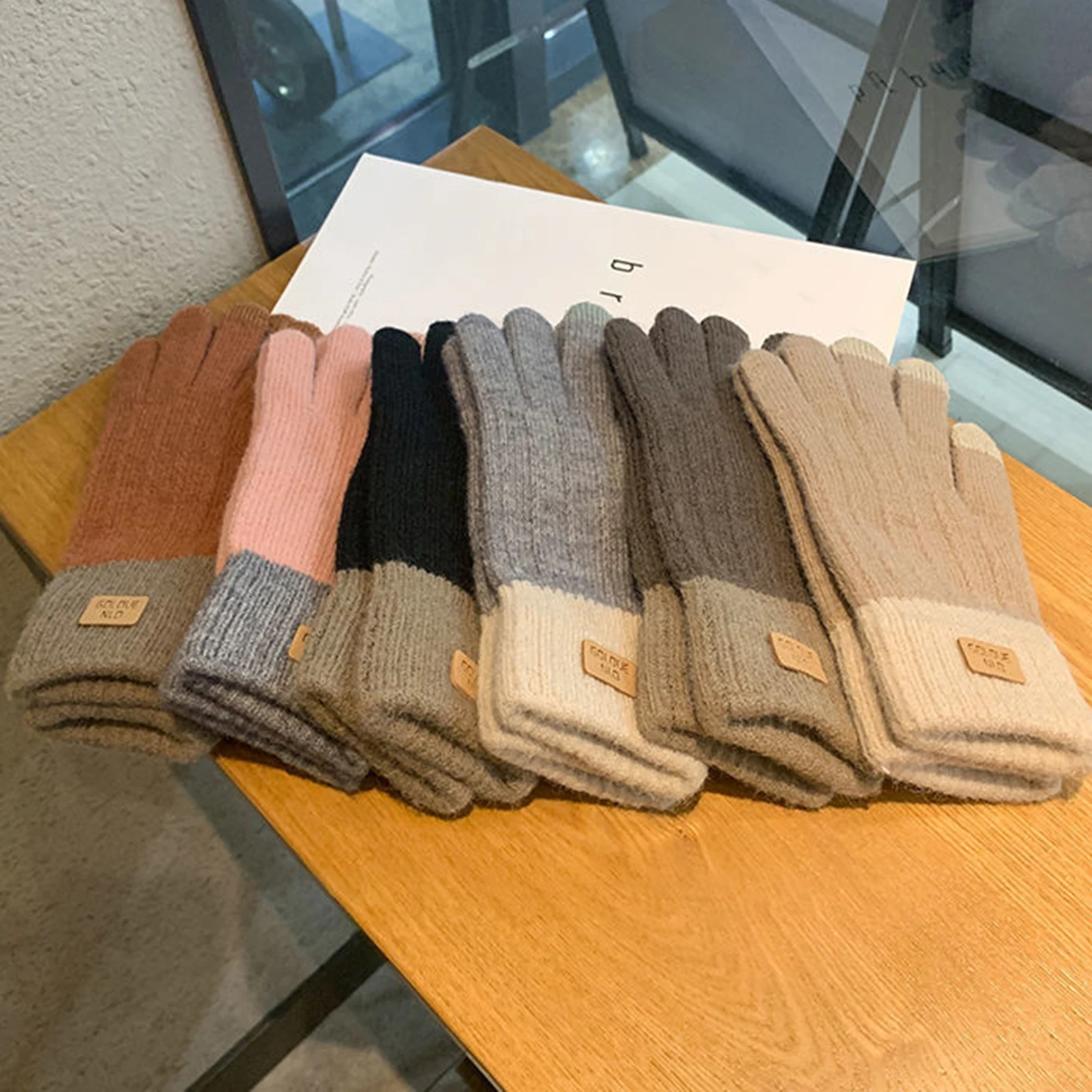 Women's Cable Knit Gloves Warm - Wool Glove Lined recensione e prezzo