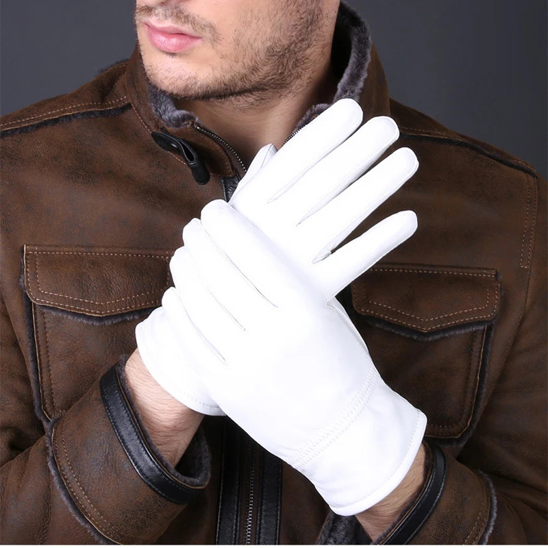 2025 Winter Genuine Leather Wh - Leather Driving Glove recensione e prezzo