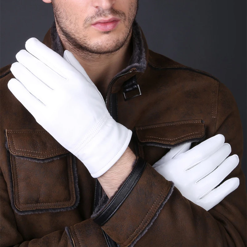 2025 Winter Genuine Leather Wh - Leather Driving Glove recensione e prezzo