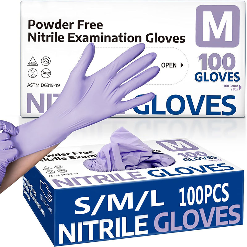 10/20/50/100PCS Purple Disposa - Nitrile Mechanic Glove recensione e prezzo