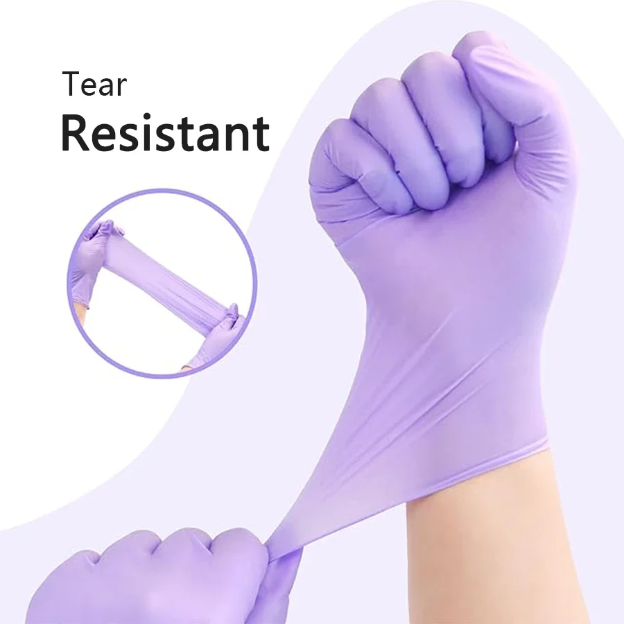 10/20/50/100PCS Purple Disposa - Nitrile Mechanic Glove recensione e prezzo