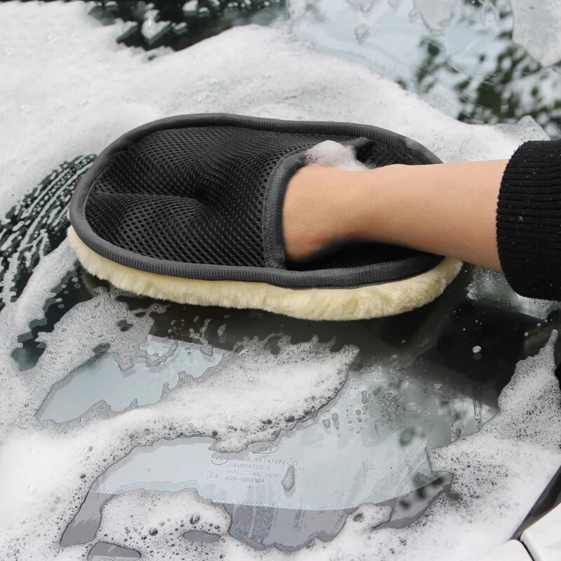 Car Wash Wool Gloves Thickened - Wool Glove Lined recensione e prezzo