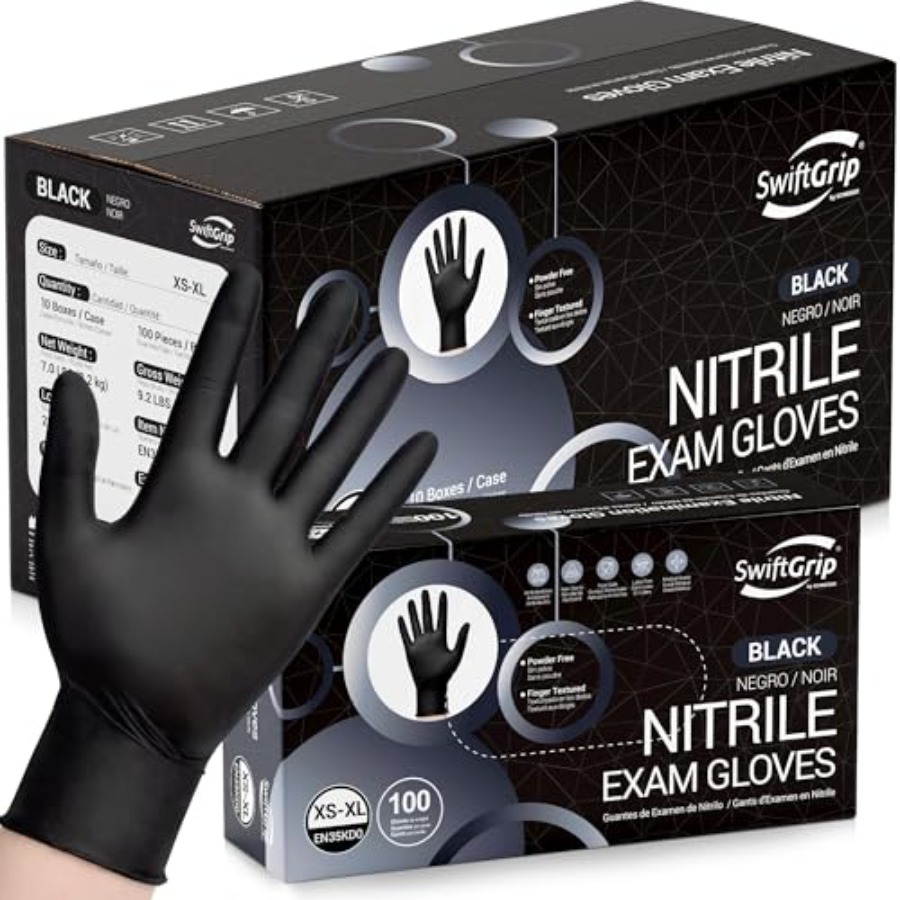 SwiftGrip Disposable Nitrile E - Exam Glove Nitrile recensione e prezzo
