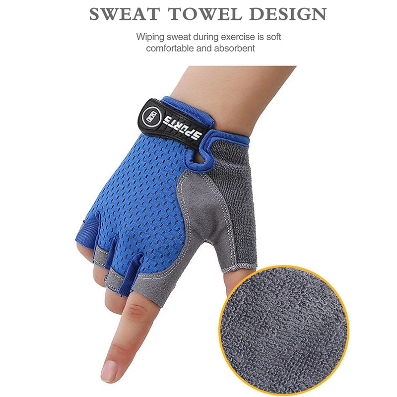 Kids Half Finger Sports Cyclin - Cycling Glove Padded recensione e prezzo