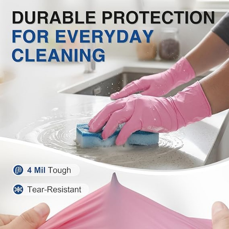 Pink Nitrile Disposable Gloves - Latex Disposable Glove recensione e prezzo