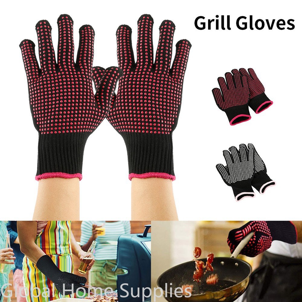 Barbecue Anti-scald Gloves Mic - Oven Mitt Silicone recensione e prezzo