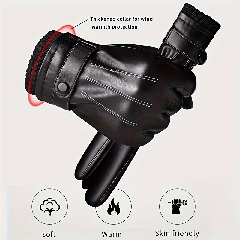 1Pair Winter Gloves Warm Drivi - Leather Driving Glove recensione e prezzo