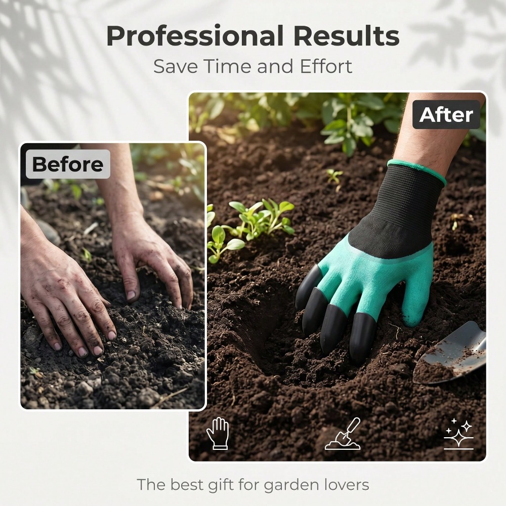 1pair Garden Genie Gloves With - Gardening Glove Waterproof recensione e prezzo