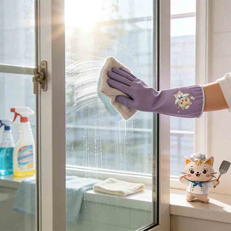 1 pair of household cleaning a - Dish Glove Rubber recensione e prezzo