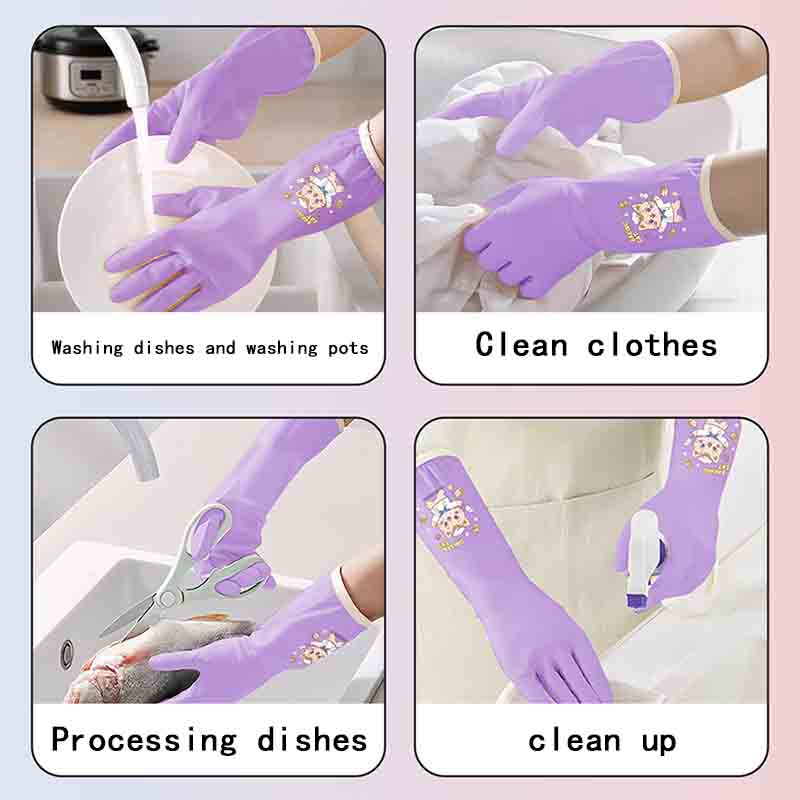 1 pair of household cleaning a - Dish Glove Rubber recensione e prezzo