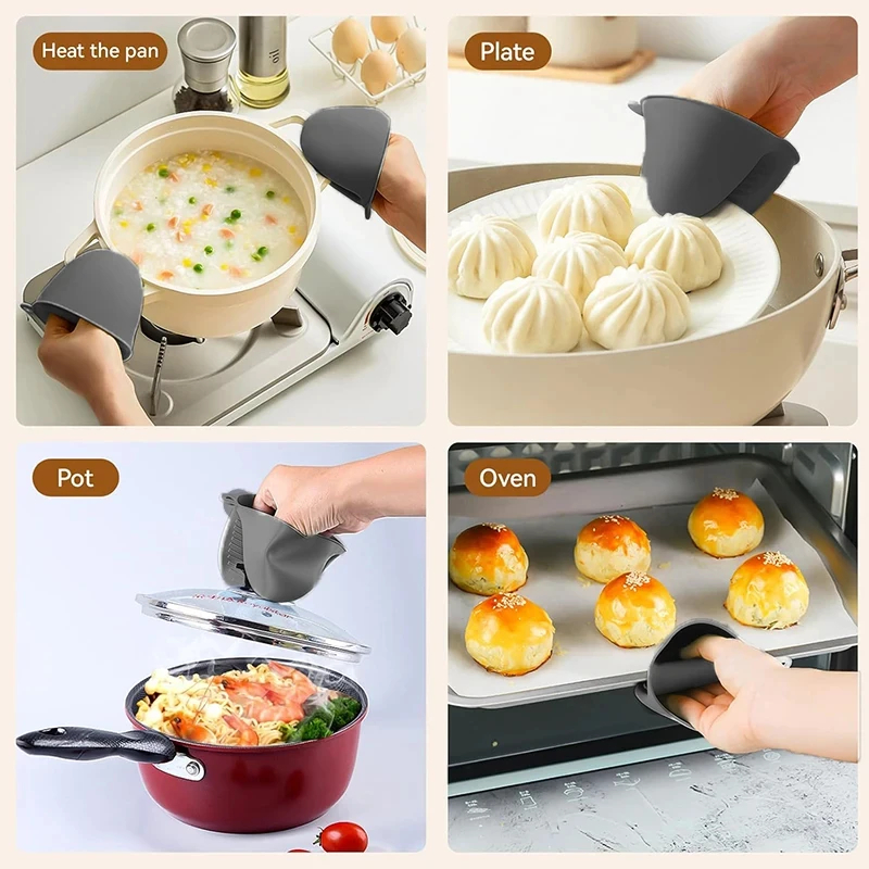2pcs Mini Oven Gloves Silicone - Oven Mitt Silicone recensione e prezzo