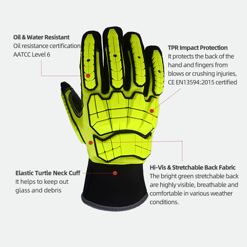 XYEHS ANSI CUT A5 Rescue Extri - Work Glove Impact recensione e prezzo