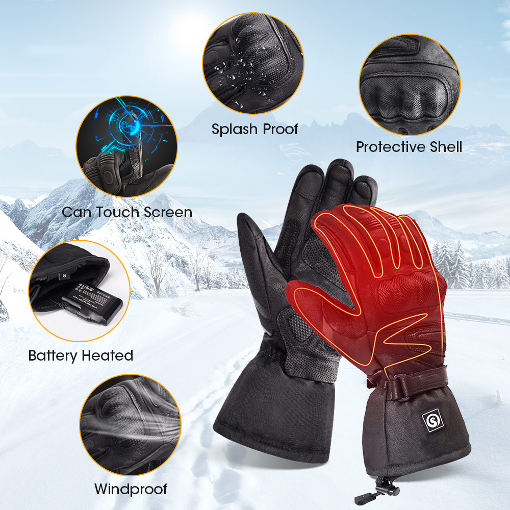 Snow Deer Winter Electric Heat - Ski Glove Waterproof recensione e prezzo
