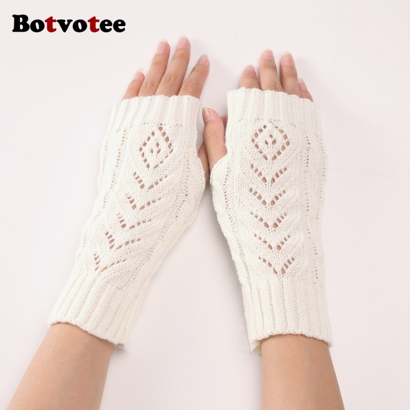 Botvotee Y2k Accessories Free  - Fingerless Glove Knit recensione e prezzo