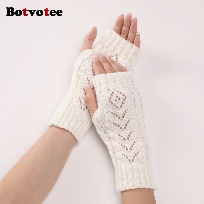 Botvotee Y2k Accessories Free  - Fingerless Glove Knit recensione e prezzo