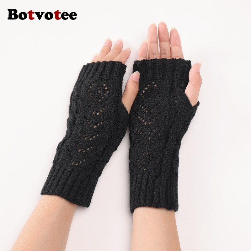 Botvotee Y2k Accessories Free  - Fingerless Glove Knit recensione e prezzo