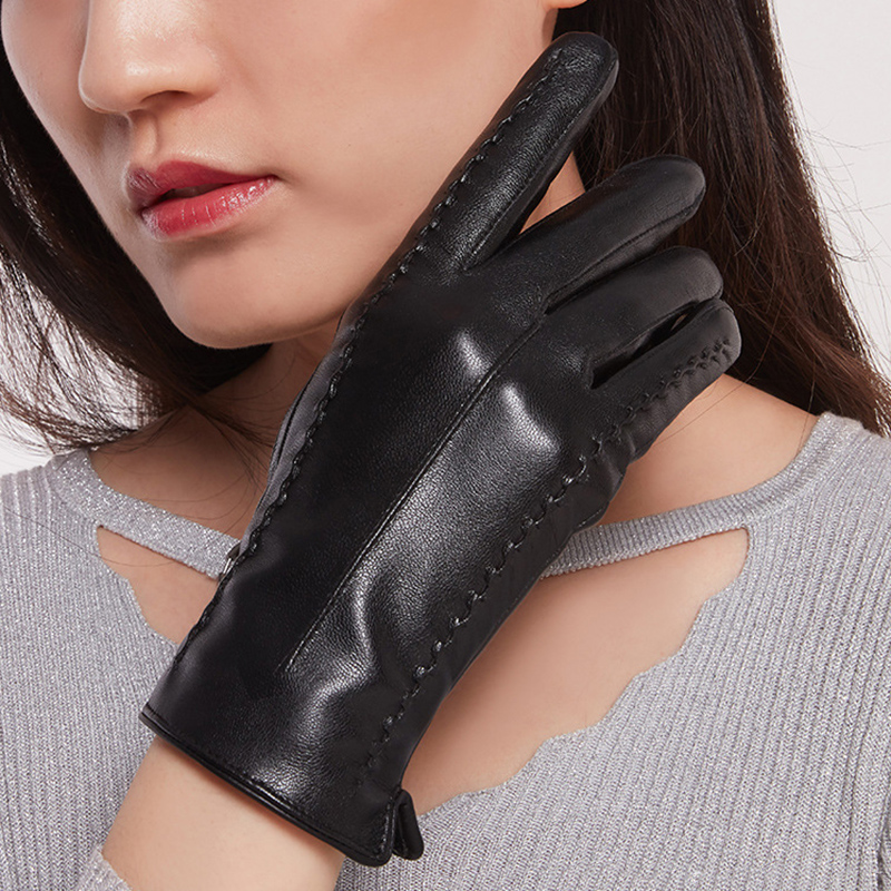 Women's Sheepskin Gloves Winte - Leather Driving Glove recensione e prezzo