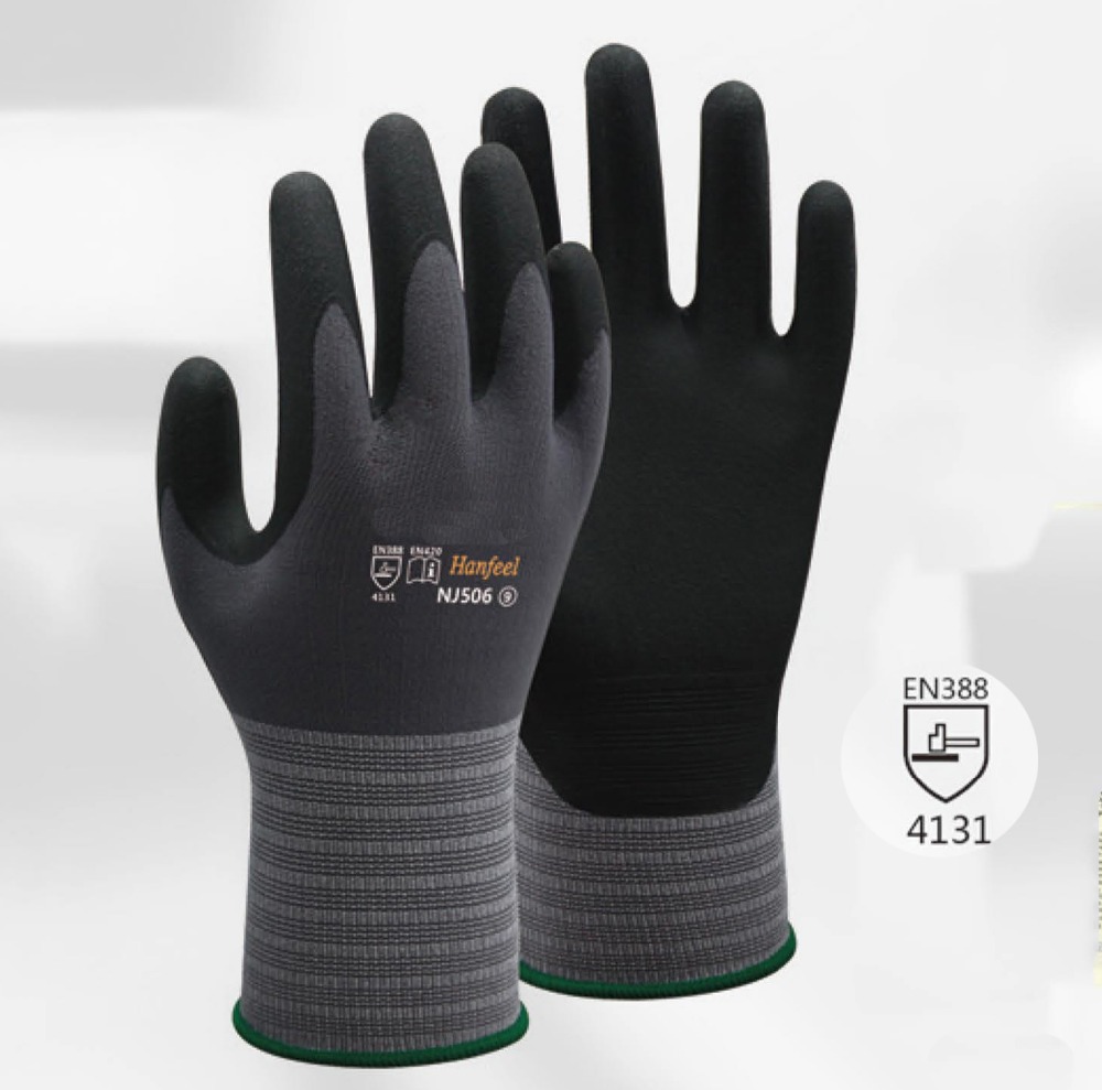 Work Gloves Oil And Gas NJ506  - Nitrile Mechanic Glove recensione e prezzo