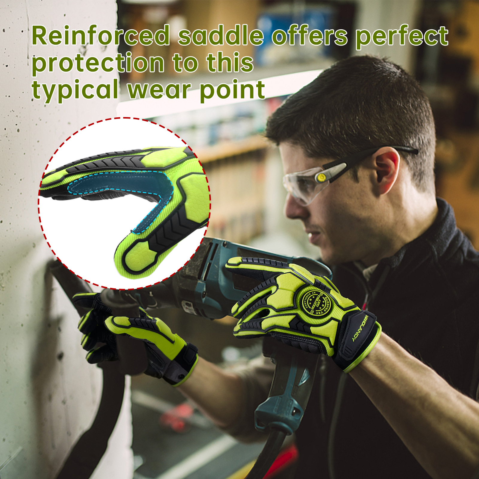 HANDLANDY Anti Vibration Heavy - Work Glove Impact recensione e prezzo