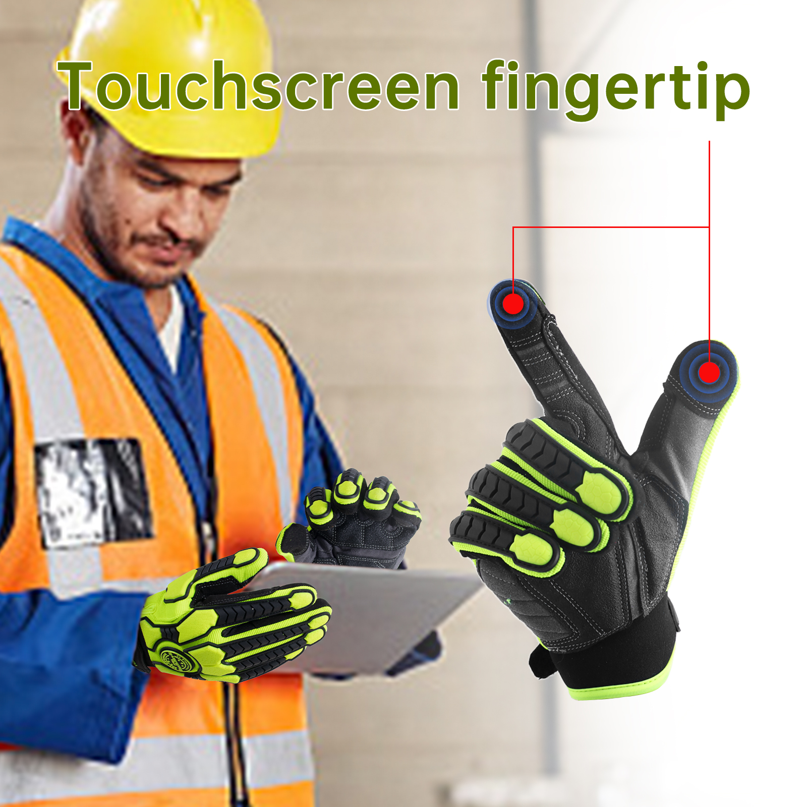 HANDLANDY Anti Vibration Heavy - Work Glove Impact recensione e prezzo