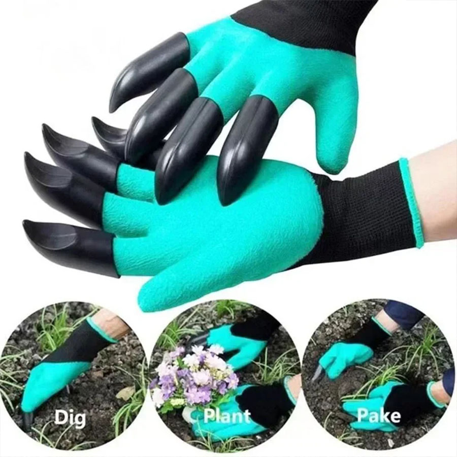 1Pair Gardening Gloves with Cl - Gardening Glove Waterproof recensione e prezzo