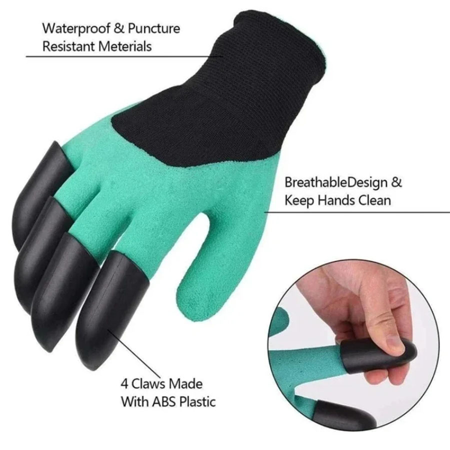 1Pair Gardening Gloves with Cl - Gardening Glove Waterproof recensione e prezzo