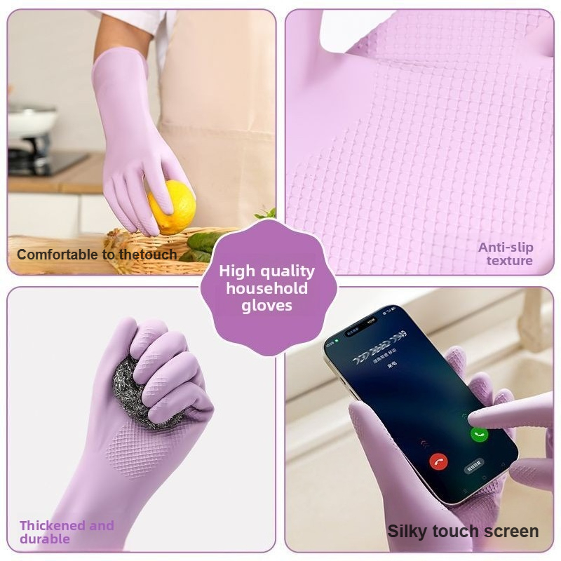 Latex Dish Washing Gloves,with - Dish Glove Rubber recensione e prezzo