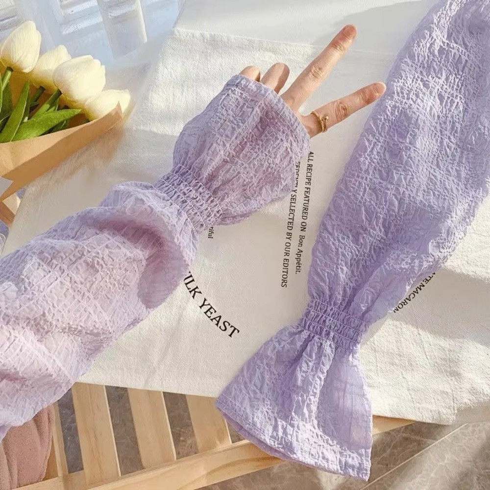 Fashion Lace Mesh Sun Protecti - Fingerless Glove Knit recensione e prezzo