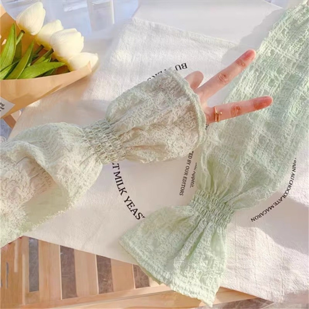 Summer Outdoor Lace Mesh Sun P - Fingerless Glove Knit recensione e prezzo