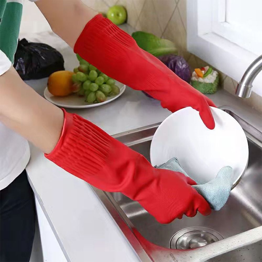 1 Pair Heavy Duty Rubber Glove - Dish Glove Rubber recensione e prezzo