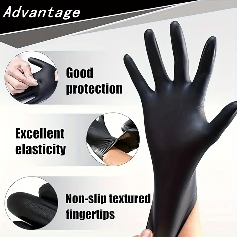 20PCS Black Disposable Nitrile - Nitrile Mechanic Glove recensione e prezzo