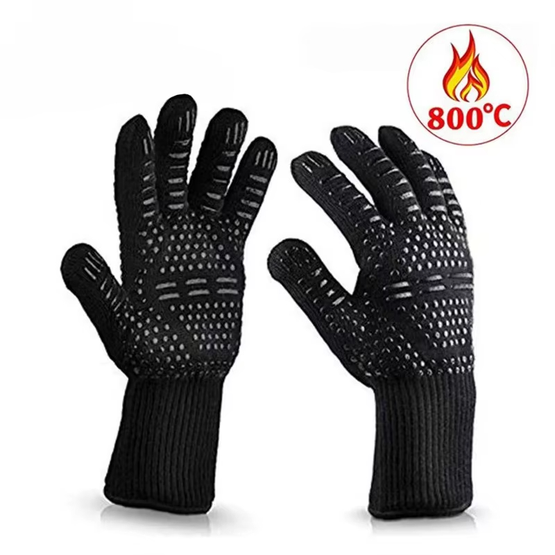 1PCS Piece BBQ Gloves High Tem - Oven Mitt Silicone recensione e prezzo