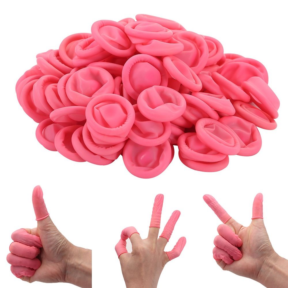 100PCS Disposable Finger Cover - Latex Disposable Glove recensione e prezzo