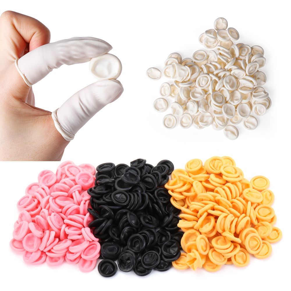 100PCS Disposable Finger Cover - Latex Disposable Glove recensione e prezzo
