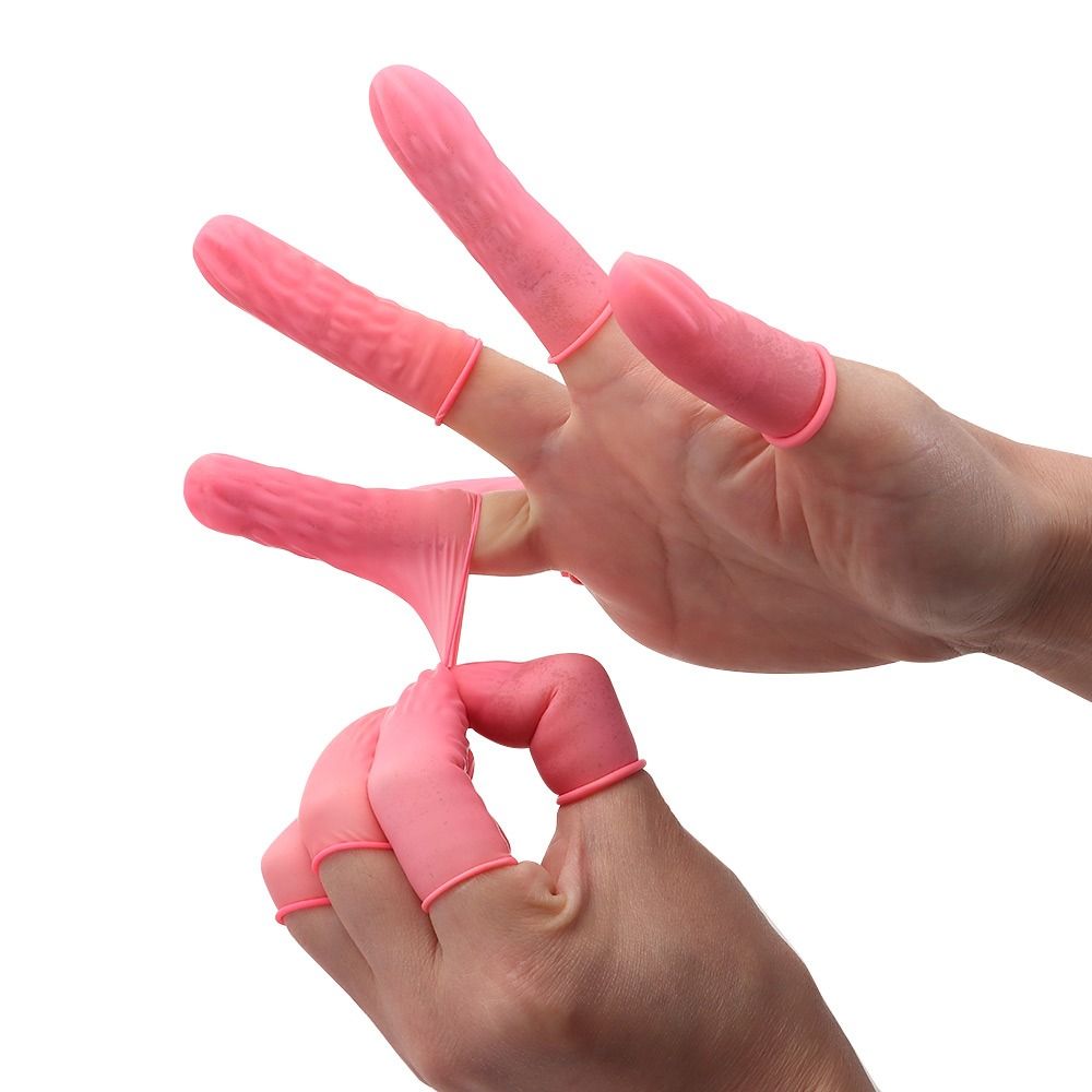 100PCS Disposable Finger Cover - Latex Disposable Glove recensione e prezzo