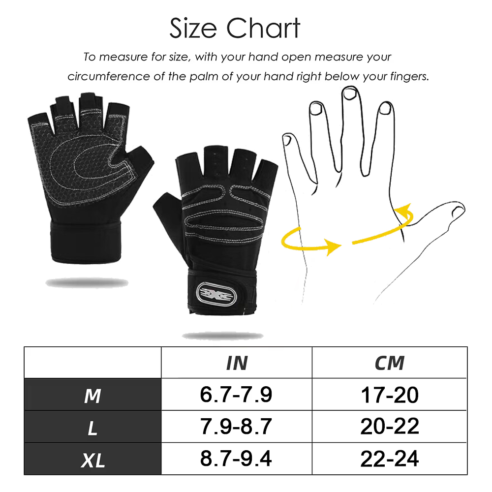 Gym Gloves Fitness Weight Lift - Workout Glove Gym recensione e prezzo