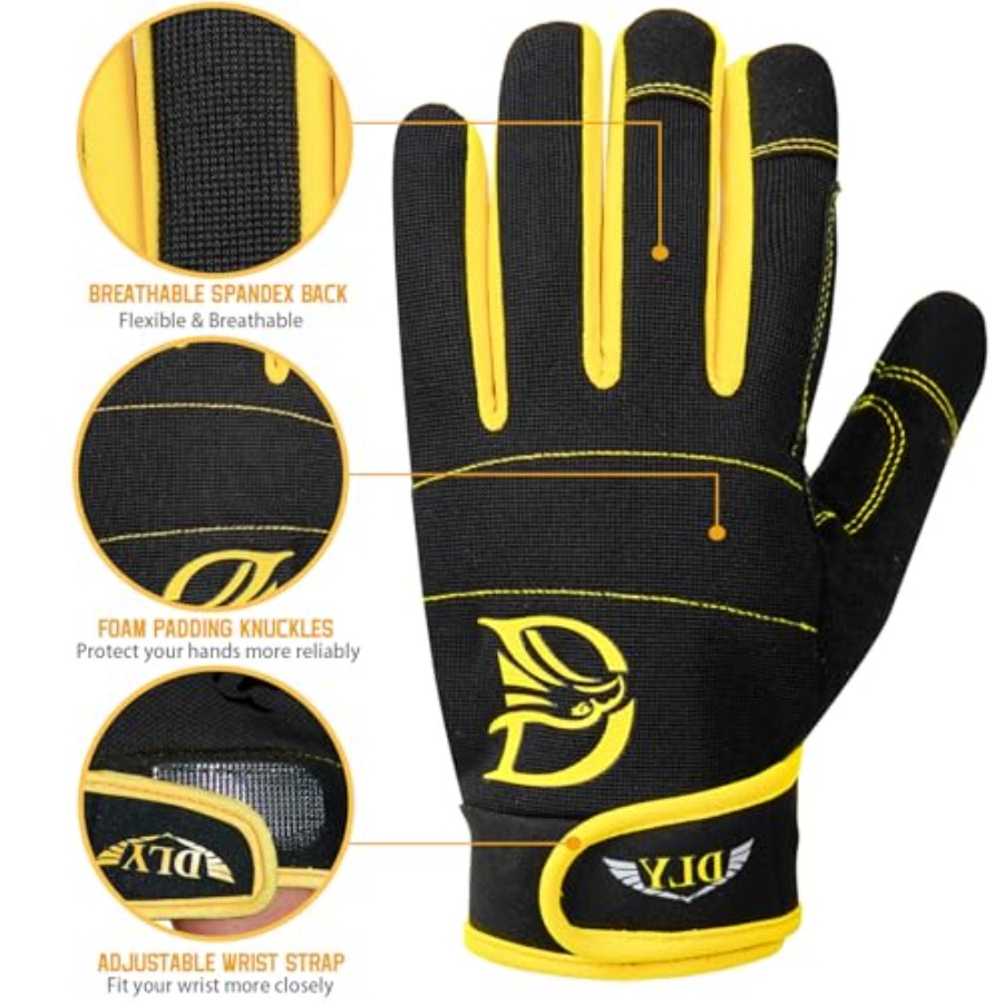 DLY Heavy Duty Work Gloves, Im - Work Glove Impact recensione e prezzo