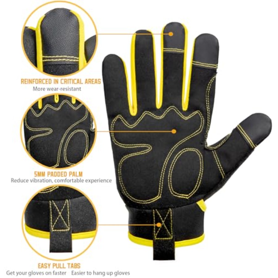 DLY Heavy Duty Work Gloves, Im - Work Glove Impact recensione e prezzo