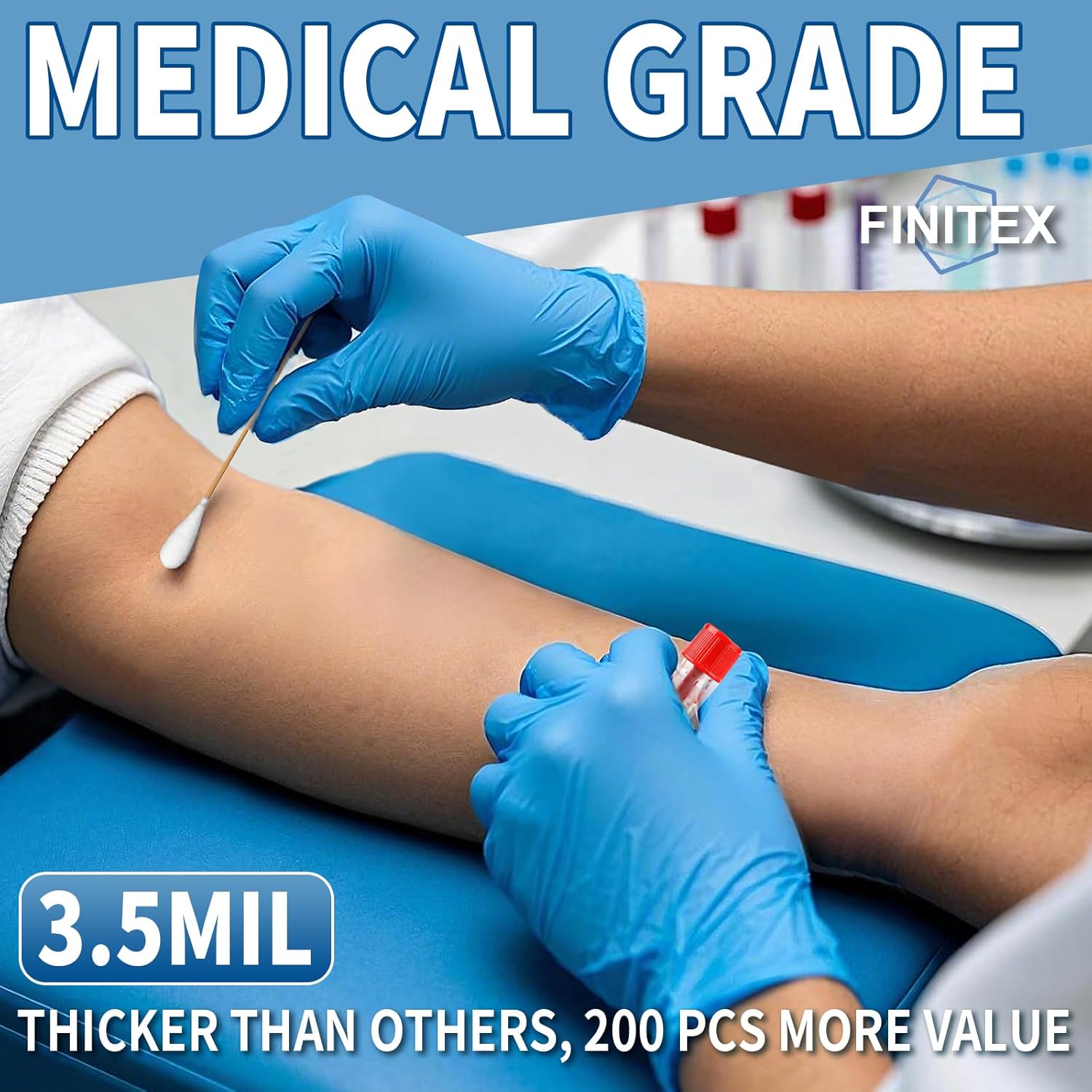 Blue Nitrile Exam Gloves - 200 - Exam Glove Nitrile recensione e prezzo