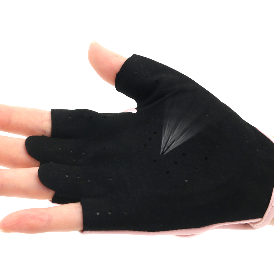 Women Pink Half Finger Fitness - Workout Glove Gym recensione e prezzo