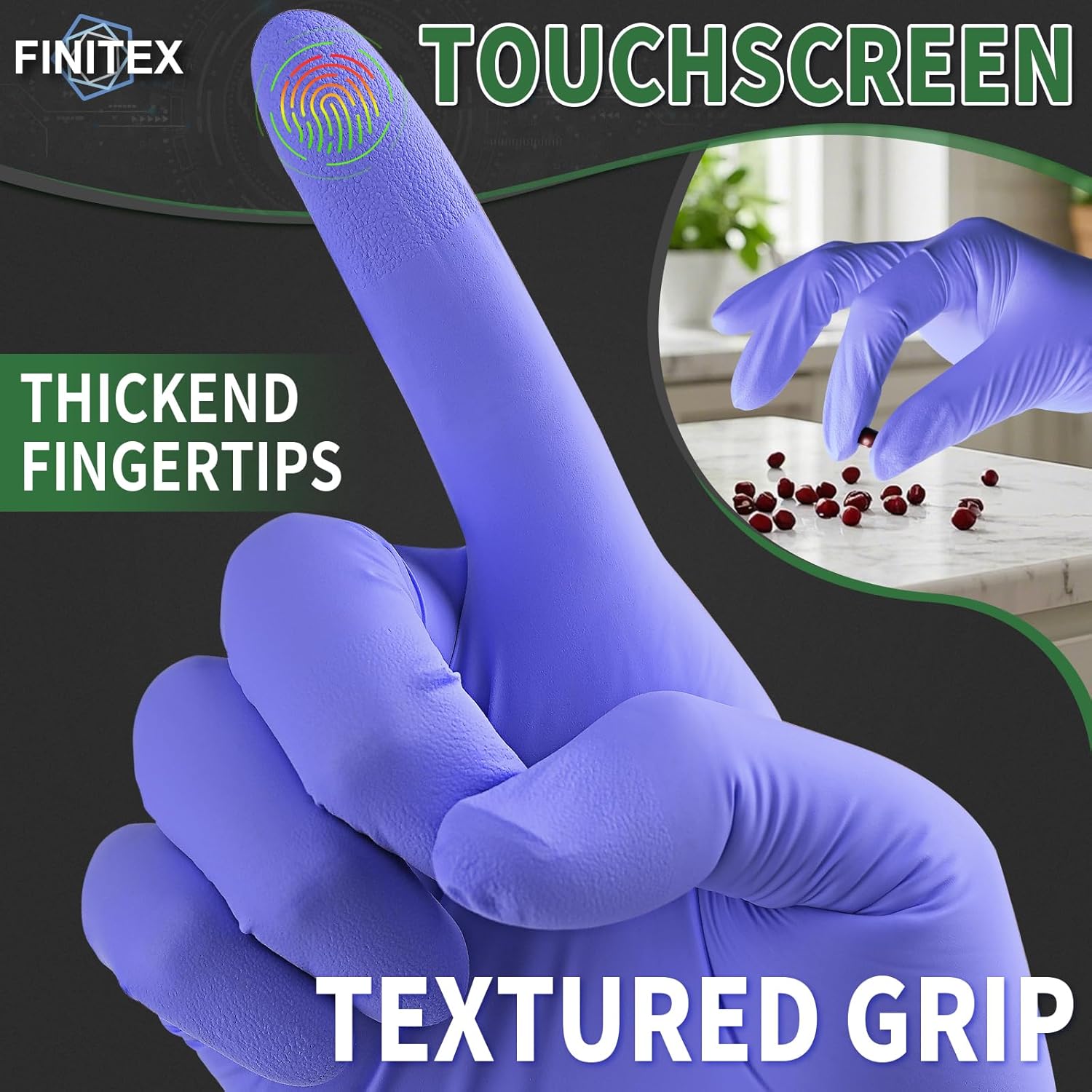 Nitrile Disposable Gloves Ice  - Exam Glove Nitrile recensione e prezzo