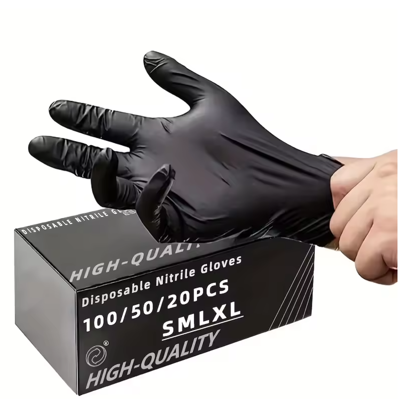 100/50/20PCS Black Nitrile Glo - Nitrile Mechanic Glove recensione e prezzo