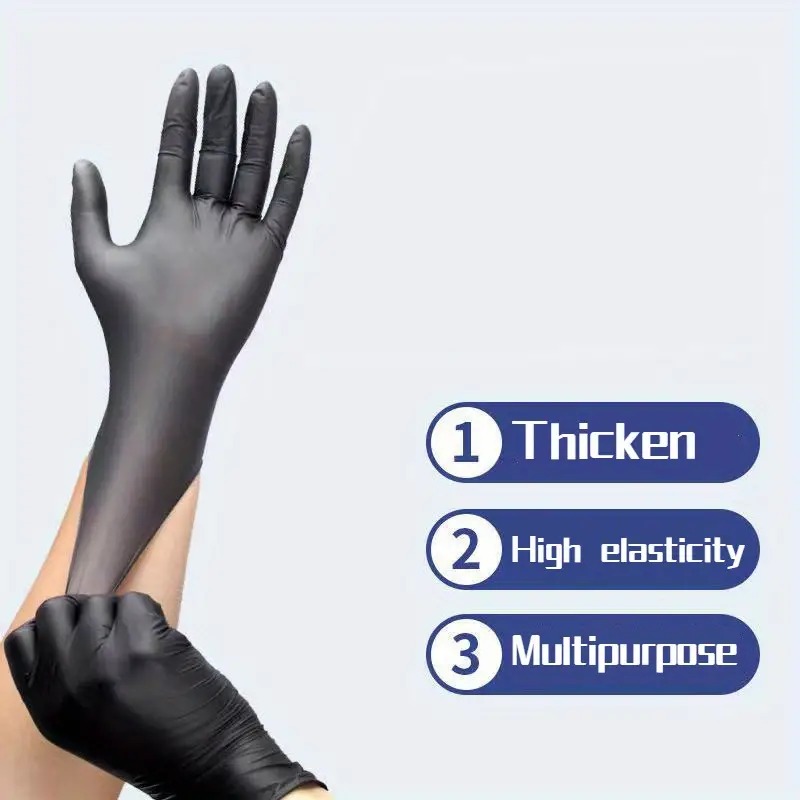 100/50/20PCS Black Nitrile Glo - Nitrile Mechanic Glove recensione e prezzo