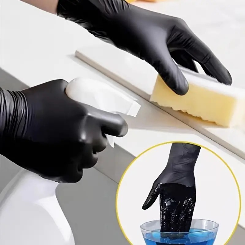 100/50/20PCS Black Nitrile Glo - Nitrile Mechanic Glove recensione e prezzo