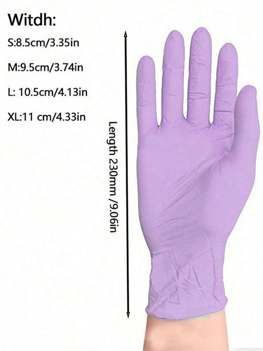 100/50/4pcs Disposable Purple  - Latex Disposable Glove recensione e prezzo